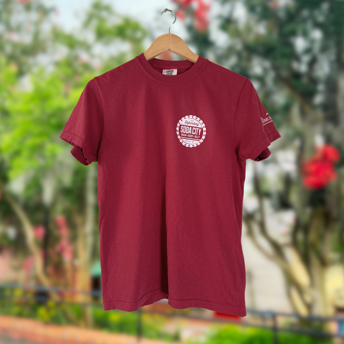 Soda City Market Heavyweight Comfort Colors Chili Shirt – Official 