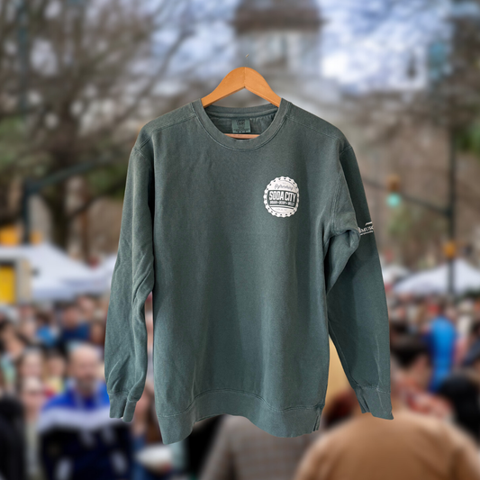 Soda City Market Heavyweight Comfort Colors Spruce Sweatshirt