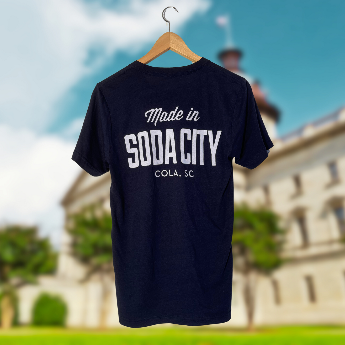 Soda City Market Unisex Navy Shirt