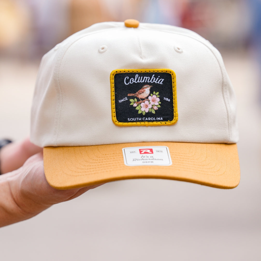 Carolina Wren Gramps Snapback Hat