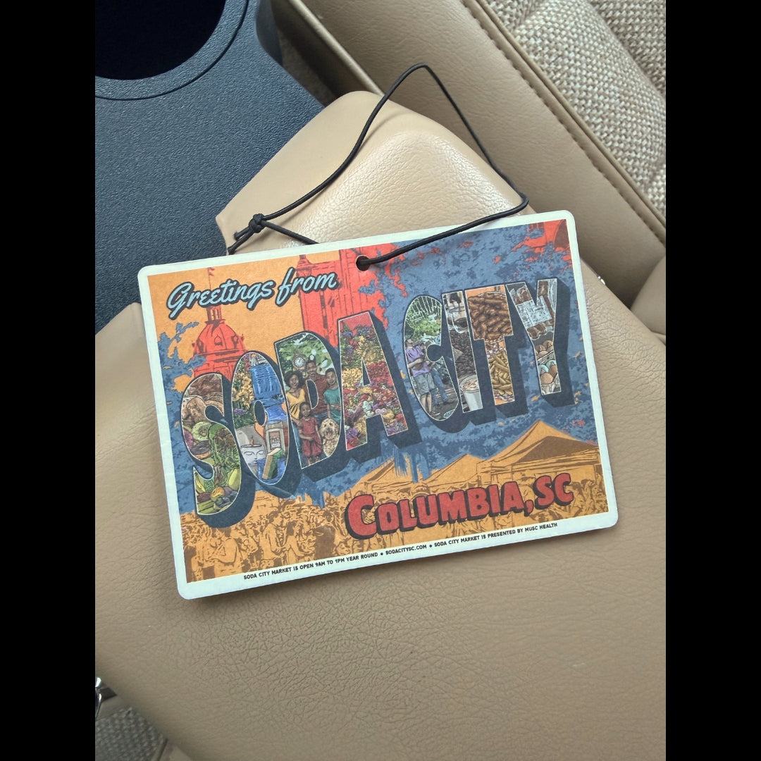 Greetings From Soda City Car Air Freshener